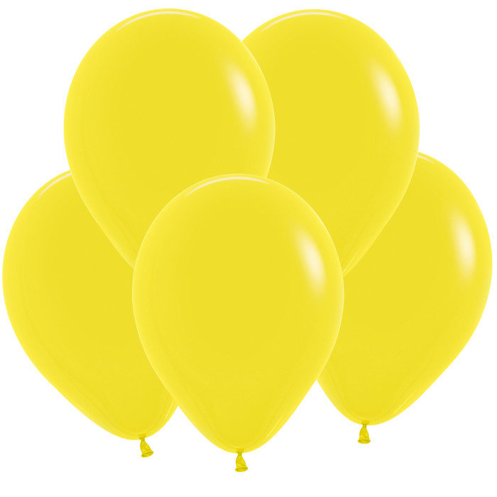 желтые шарики с гелием