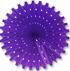 Фант бумажный фиолетовый 40см