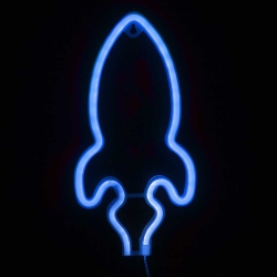 Световая фигура Ракета, 14,5*29 см. Синий