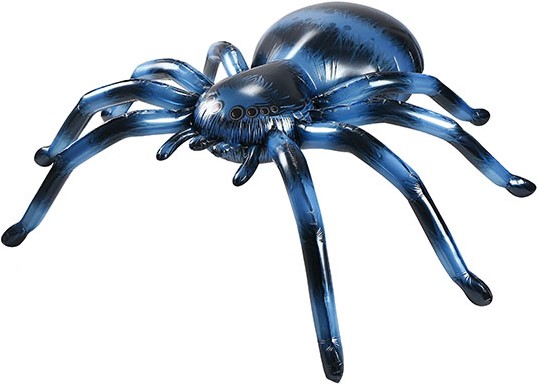 шар фольгированный 135 см паук чёрный большой, воздух
