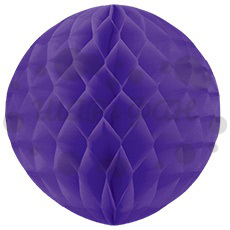 Шар бумажный фиолетовый 30см