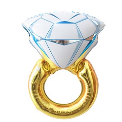 Фольгированная фигура Кольцо с бриллиантом