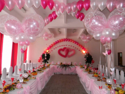 Оформление свадьбы в бело-розовом цвете