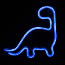 Световая фигура Дино, 22,5*23,5 см. Синий