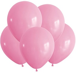 Розовые воздушные шарики