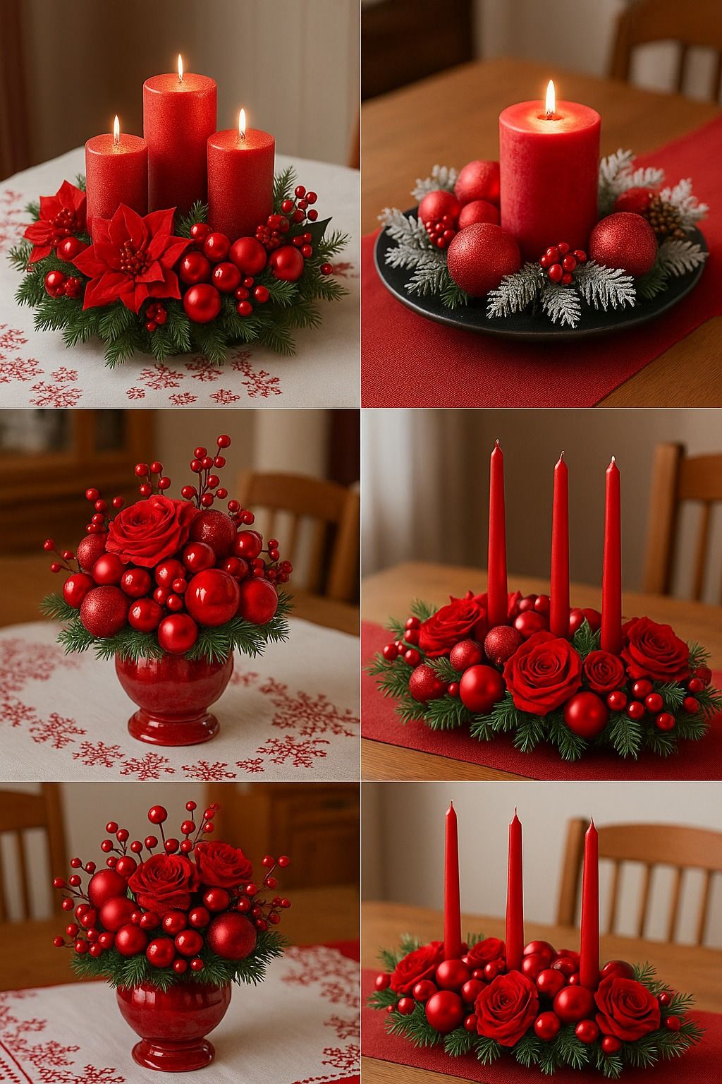 мини‑композиция с венком и свечами