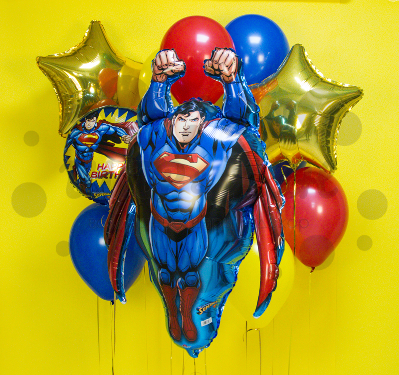 букет из шаров супермен