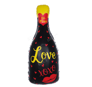 фольгированный шар "шампанское love"
