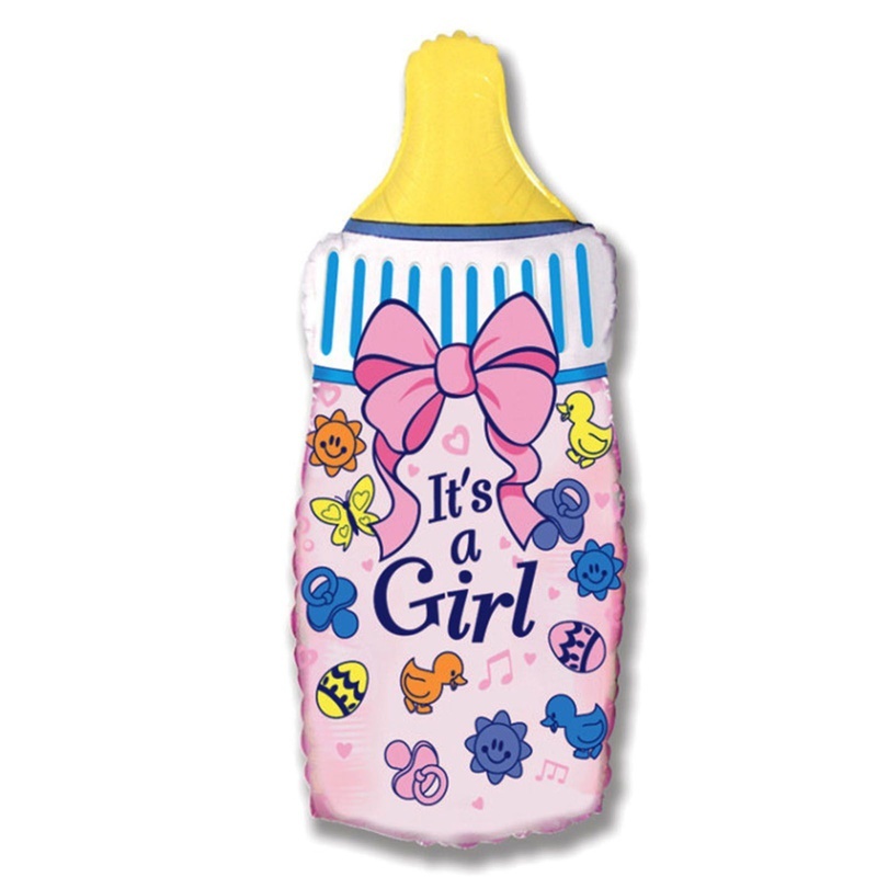 шар на выписку из роддома бутылочка для девочки